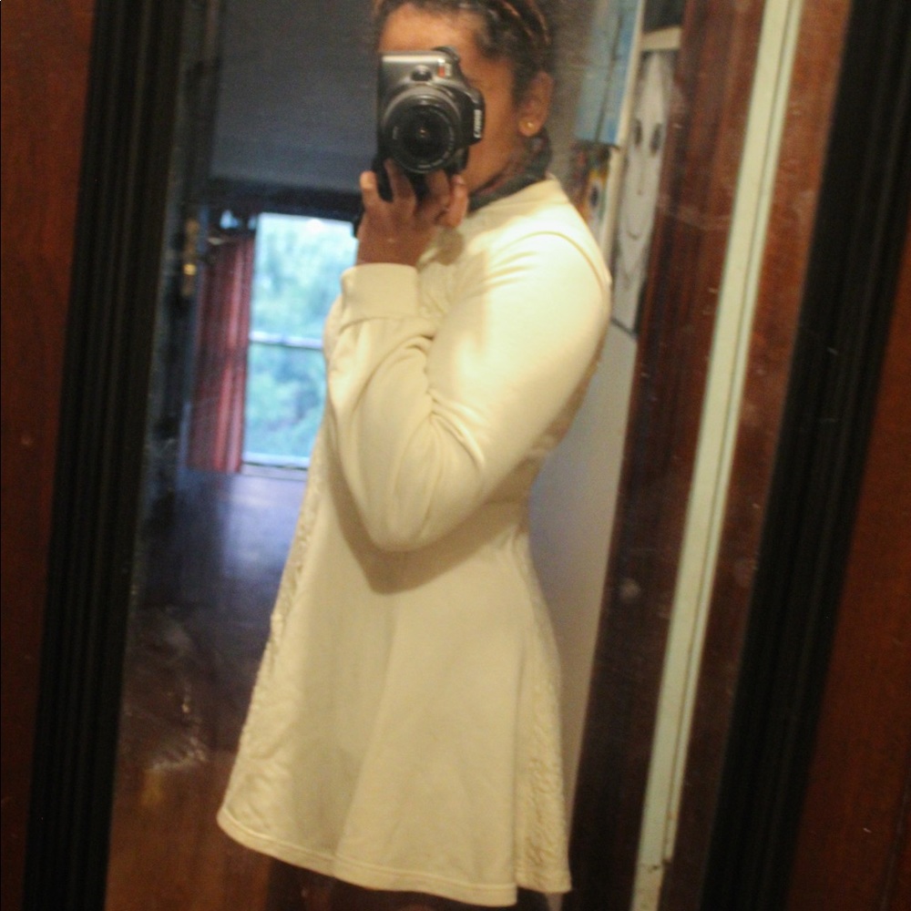 Liz Lisa Cream Colored  Mini Sweater Dress